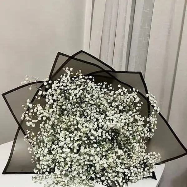 دسته گل ژیپسوفیلا سفید