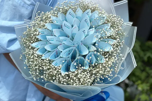 دسته گل پول برای کادو