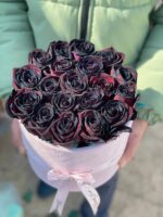 باکس گل رز مشکی