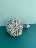 دسته گل عروس با تور دانتل