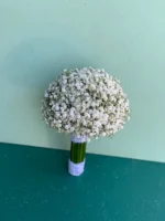 دسته گل ژیپسوفیلا با دانتل