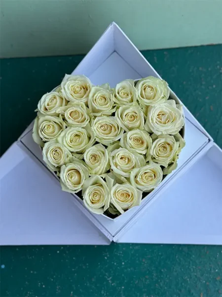 باکس گل سفید