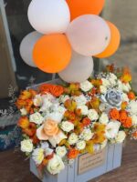 باکس گل برای تولد عشقم