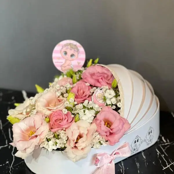 باکس گل تولد نوزاد