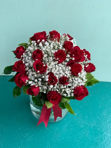 باکس گل رز قرمز