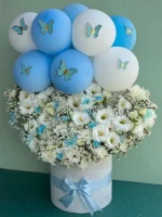 باکس گل برای نوزاد پسر