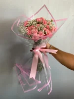دسته گل ژیپسوفیلا میخک