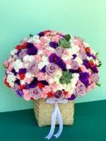 سبد گل بله برون لاکچری