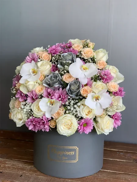 باکس گل برای تولد مادر