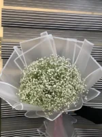 دسته گل عروس سفید