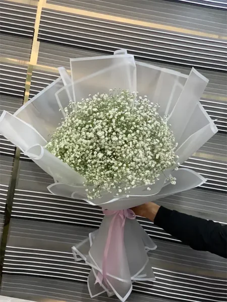 دسته گل بزرگ ژیپسوفیلا سفید