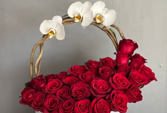 باکس گل رز