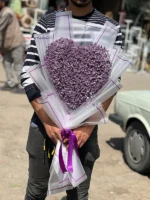 دسته گل شکل قلب