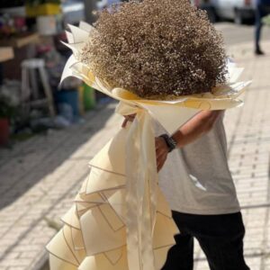 دسته گل ژیپسوفیلا طلایی