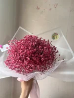 دسته گل ژیپسوفیلا صورتی
