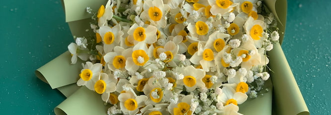 دسته گل نرگس