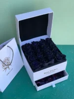 باکس گل رز مشکی